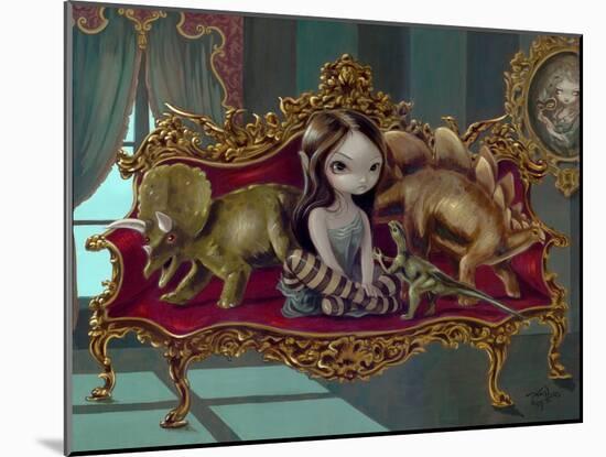 Dinosaur Friends I-Jasmine Becket-Griffith-Mounted Art Print