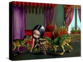 Dinosaur Friends II-Jasmine Becket-Griffith-Stretched Canvas