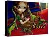 Dinosaur Friends III-Jasmine Becket-Griffith-Stretched Canvas