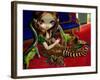 Dinosaur Friends III-Jasmine Becket-Griffith-Framed Art Print