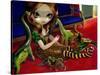 Dinosaur Friends III-Jasmine Becket-Griffith-Stretched Canvas