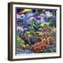 Dinosaur Friends-Jenny Newland-Framed Premium Giclee Print