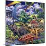 Dinosaur Friends-Jenny Newland-Mounted Premium Giclee Print