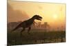 Dinosaur In Landscape-Mike_Kiev-Mounted Photographic Print