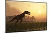 Dinosaur In Landscape-Mike_Kiev-Mounted Photographic Print