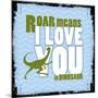 Dinosaur Love-null-Mounted Giclee Print