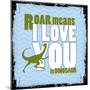 Dinosaur Love-null-Mounted Giclee Print