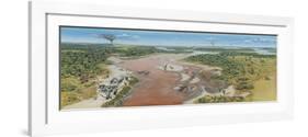 Dinosaur National Monument Panorama. Late Jurassic of North America-null-Framed Art Print