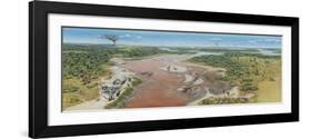 Dinosaur National Monument Panorama. Late Jurassic of North America-null-Framed Art Print