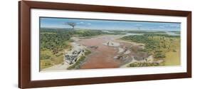 Dinosaur National Monument Panorama. Late Jurassic of North America-null-Framed Art Print