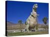 Dinosaur Roadside Attraction at Cabazon, Greater Palm Springs Area, California, USA-Richard Cummins-Stretched Canvas