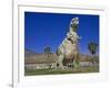 Dinosaur Roadside Attraction at Cabazon, Greater Palm Springs Area, California, USA-Richard Cummins-Framed Photographic Print