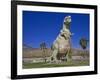 Dinosaur Roadside Attraction at Cabazon, Greater Palm Springs Area, California, USA-Richard Cummins-Framed Photographic Print