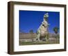 Dinosaur Roadside Attraction at Cabazon, Greater Palm Springs Area, California, USA-Richard Cummins-Framed Photographic Print