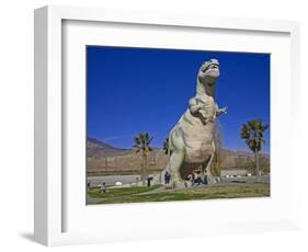 Dinosaur Roadside Attraction at Cabazon, Greater Palm Springs Area, California, USA-Richard Cummins-Framed Photographic Print