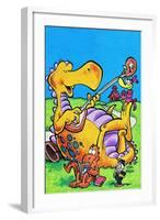 Dinosaur Serenade-Tom Eaton-Framed Giclee Print