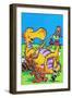 Dinosaur Serenade-Tom Eaton-Framed Premium Giclee Print