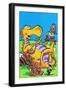 Dinosaur Serenade-Tom Eaton-Framed Giclee Print