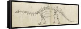 Dinosaur Study I-Ethan Harper-Framed Stretched Canvas
