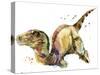 Dinosaur Watercolor Illustration.-Faenkova Elena-Stretched Canvas