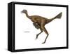 Dinosaur-Encyclopaedia Britannica-Framed Stretched Canvas