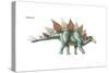 Dinosaur-Encyclopaedia Britannica-Stretched Canvas