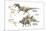 Dinosaur-Encyclopaedia Britannica-Mounted Poster