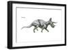 Dinosaur-Encyclopaedia Britannica-Framed Art Print