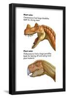 Dinosaur-Encyclopaedia Britannica-Framed Poster