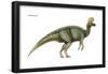 Dinosaur-Encyclopaedia Britannica-Framed Poster