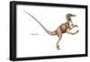 Dinosaur-Encyclopaedia Britannica-Framed Poster