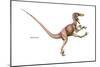 Dinosaur-Encyclopaedia Britannica-Mounted Poster