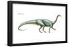 Dinosaur-Encyclopaedia Britannica-Framed Poster