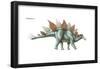 Dinosaur-Encyclopaedia Britannica-Framed Poster