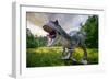 Dinosaur-Lukas Uher-Framed Photographic Print