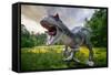 Dinosaur-Lukas Uher-Framed Stretched Canvas