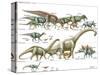 Dinosaur-Encyclopaedia Britannica-Stretched Canvas