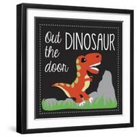 Dinosaur-Erin Clark-Framed Premium Giclee Print