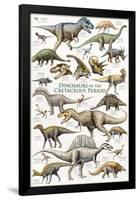 Dinosaurs - Cretaceous Period-null-Framed Poster