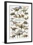 Dinosaurs, Cretaceous Period-null-Framed Premium Giclee Print