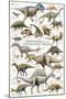 Dinosaurs, Cretaceous Period-null-Mounted Premium Giclee Print