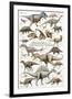 Dinosaurs, Cretaceous Period-null-Framed Premium Giclee Print