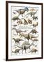 Dinosaurs, Cretaceous Period-null-Framed Premium Giclee Print