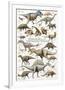 Dinosaurs, Cretaceous Period-null-Framed Premium Giclee Print