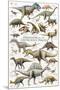 Dinosaurs, Cretaceous Period-null-Mounted Premium Giclee Print