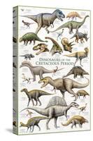 Dinosaurs, Cretaceous Period-null-Stretched Canvas