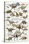 Dinosaurs, Cretaceous Period-null-Stretched Canvas