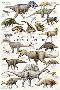 Dinosaurs - Cretaceous Period-null-Lamina Framed Poster