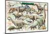 Dinosaurs for Kids-null-Mounted Art Print