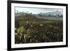 Dinosaurs Graze the Lush Delta Lands of North America 76-74 Million Years Ago-null-Framed Art Print